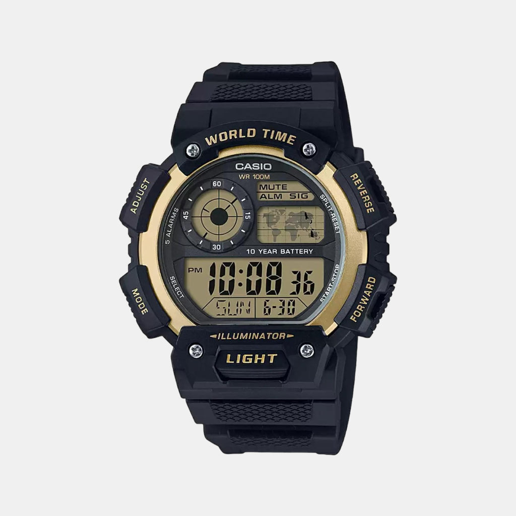Casio Round Black Digital watch