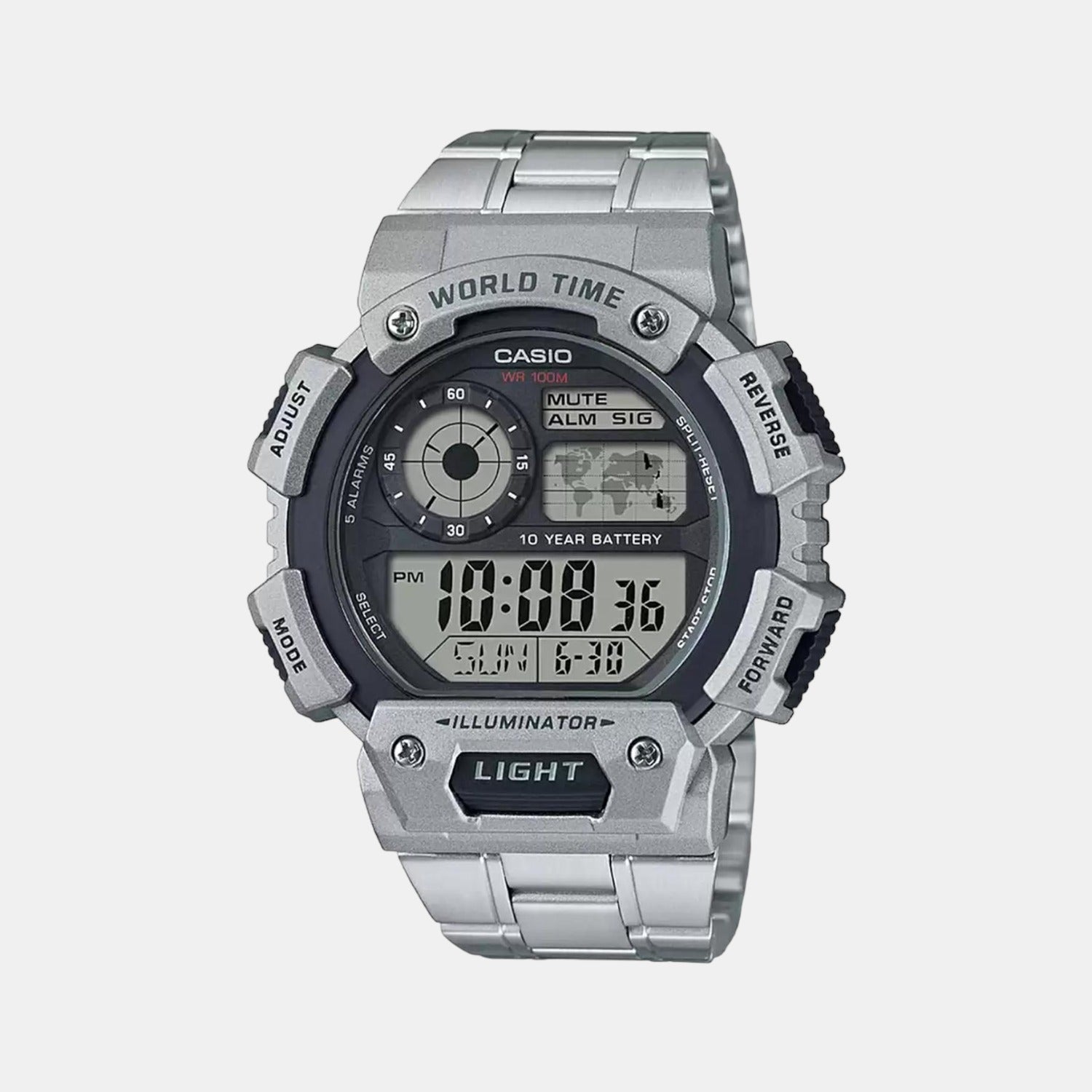 Casio Round Black Digital watch