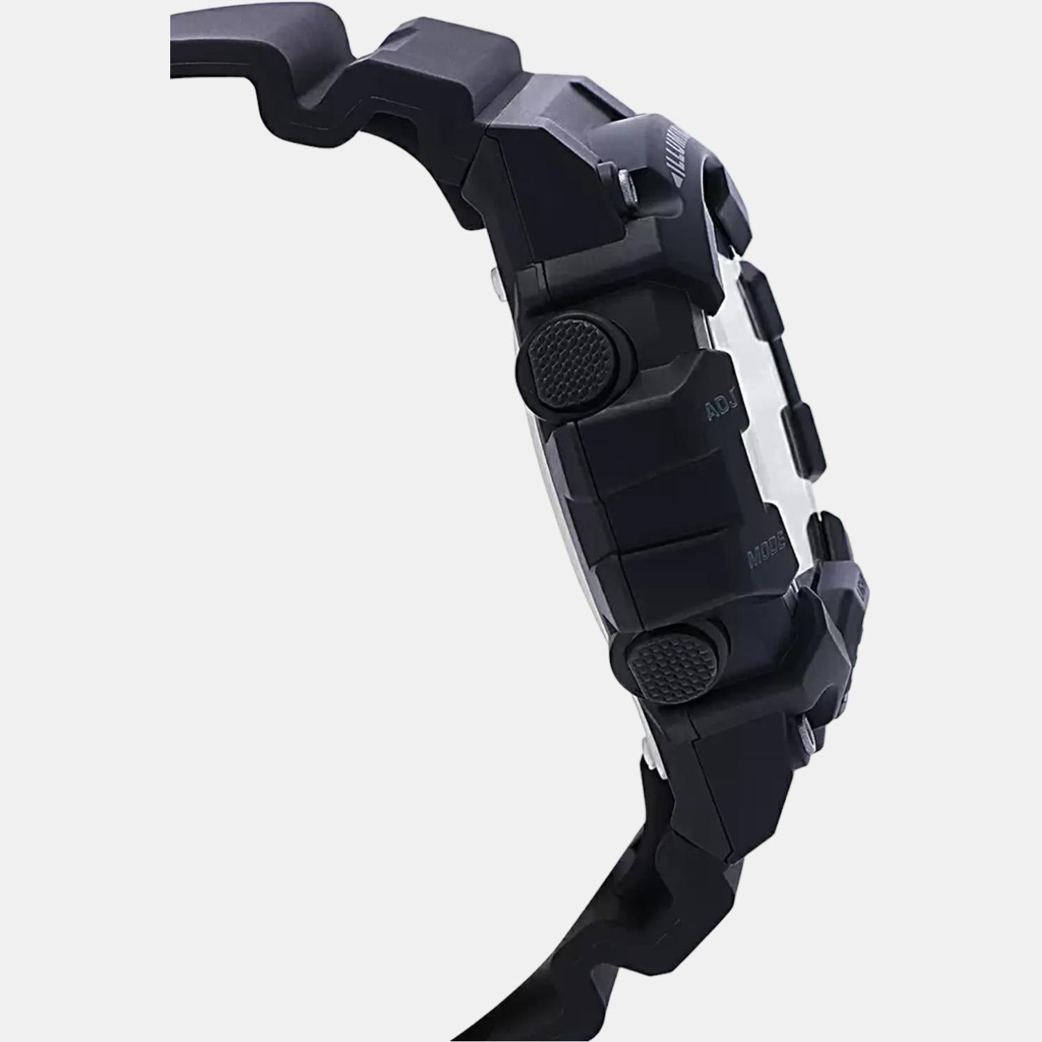 Casio Men Round Black watch