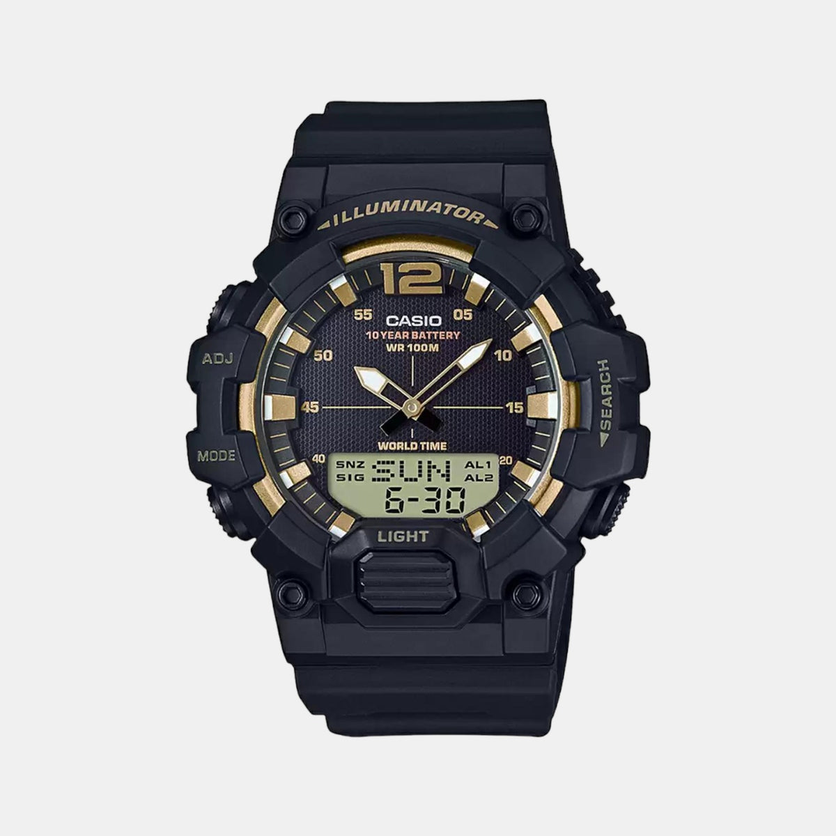 Casio Round Black Digital watch