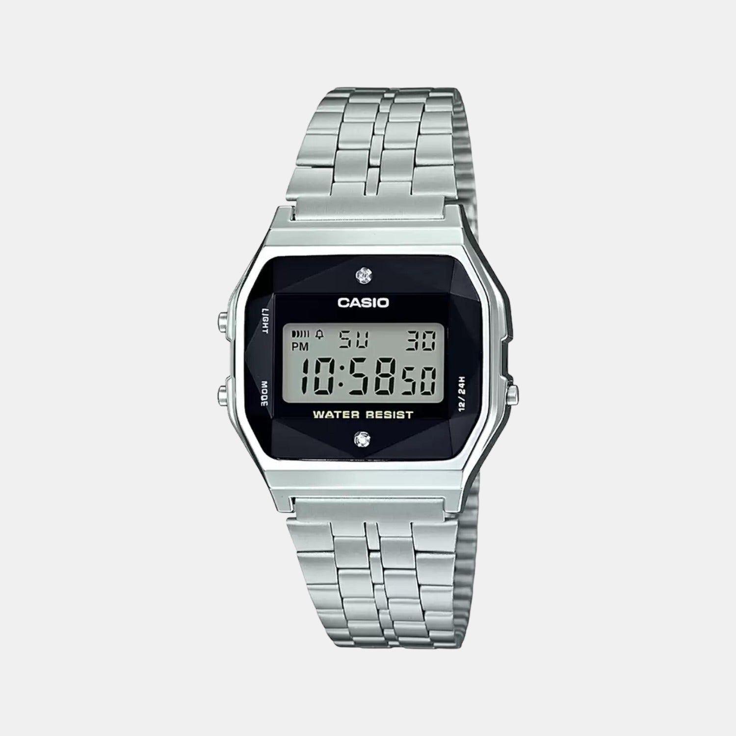 Casio Round Black Digital watch
