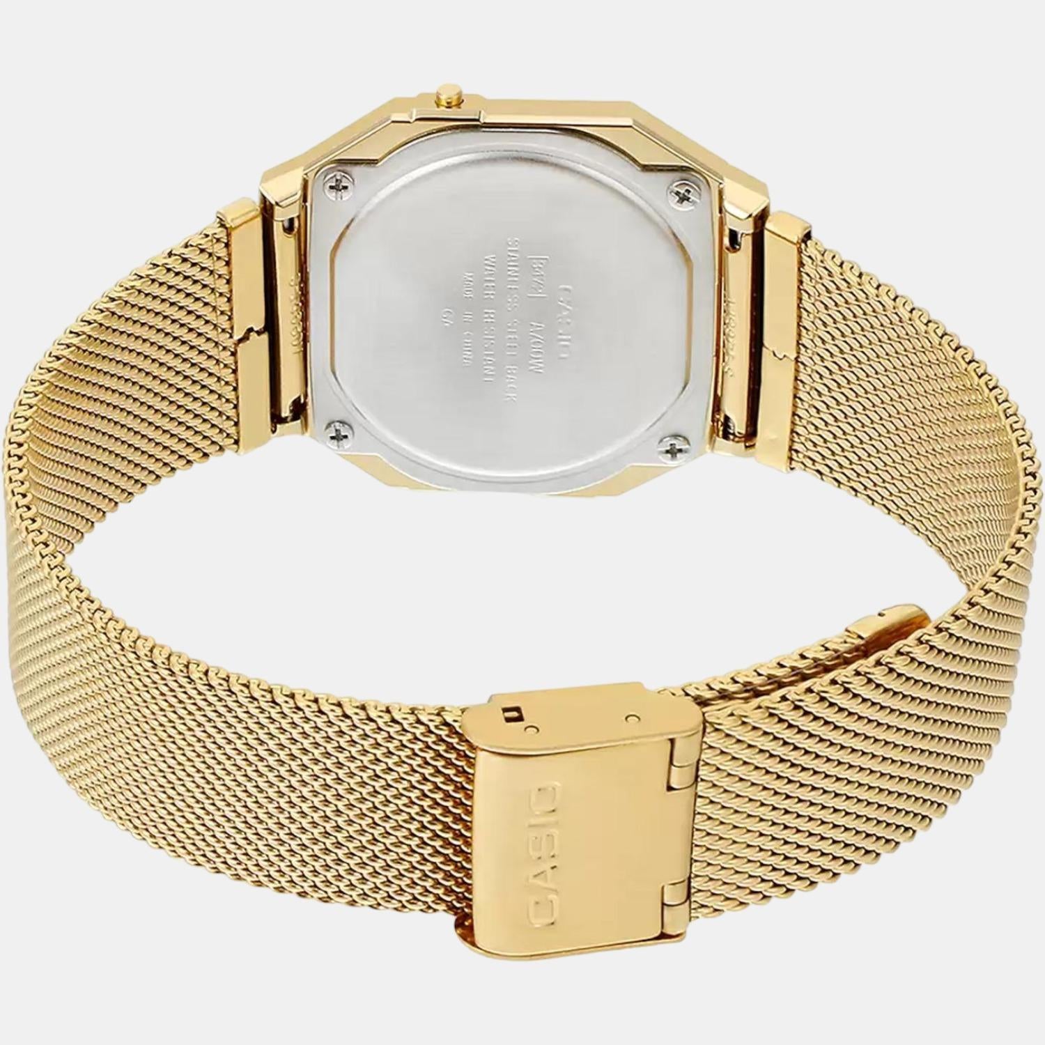 Casio Stainless Steel Gold watch