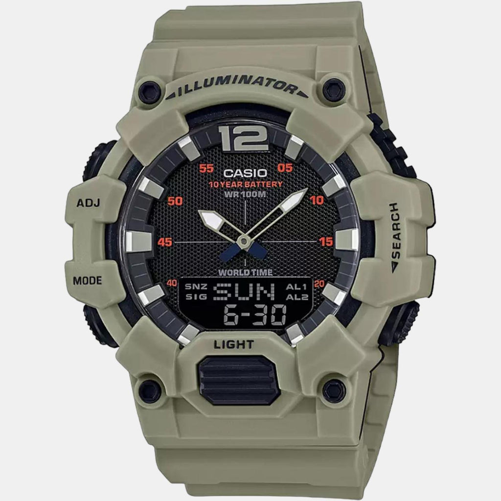 Casio Men Round Black watch