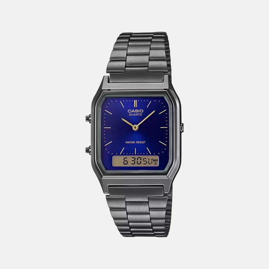 Casio Square Black Analog-Digital watch