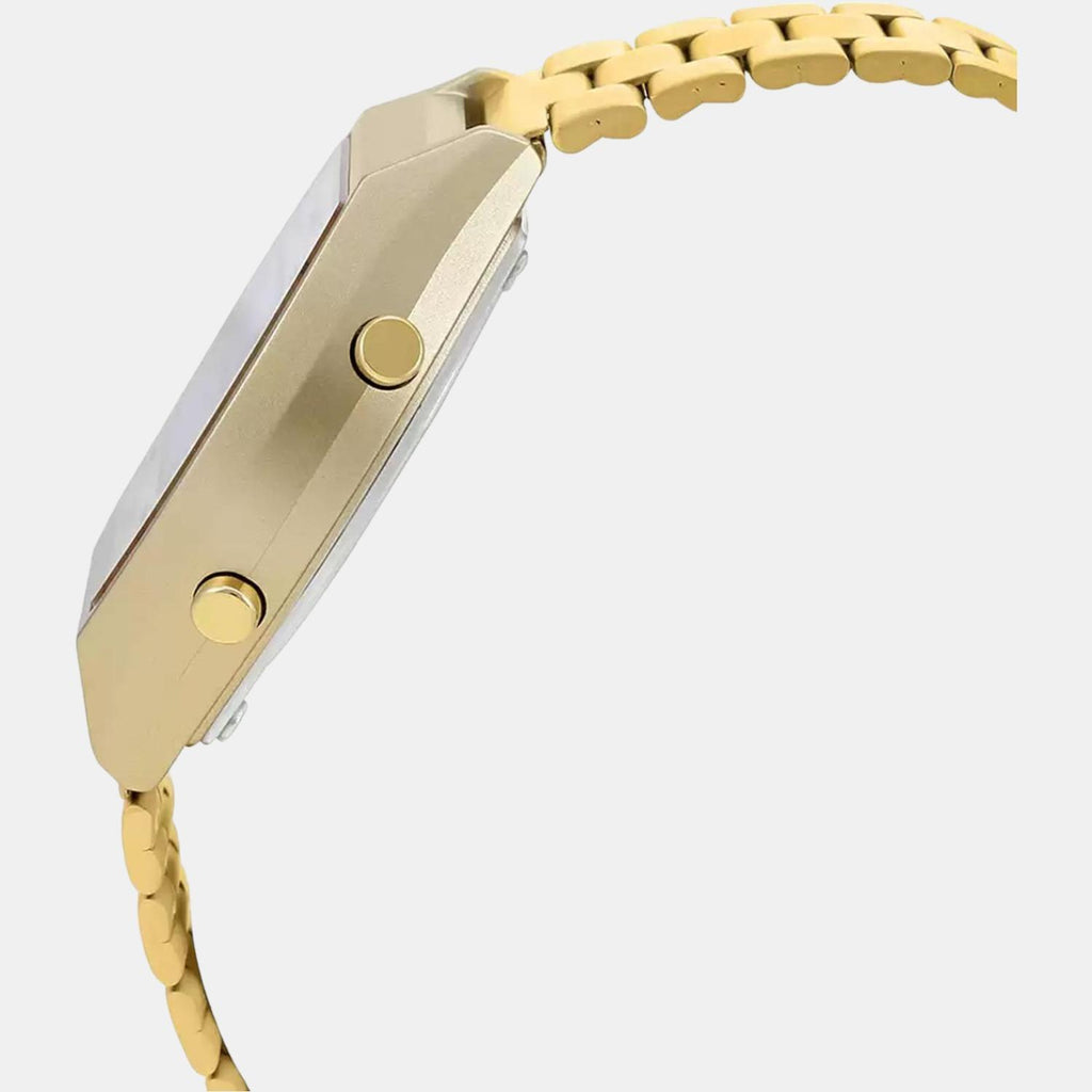 Casio Unisex Square Gold watch