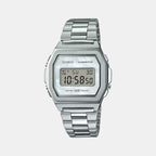 Casio Square Silver Digital watch