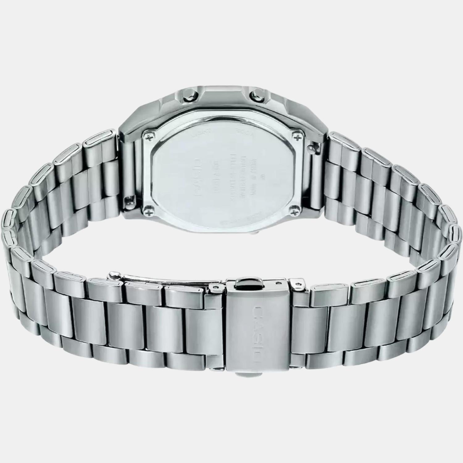 Stainless steel back 2025 water resistant digital