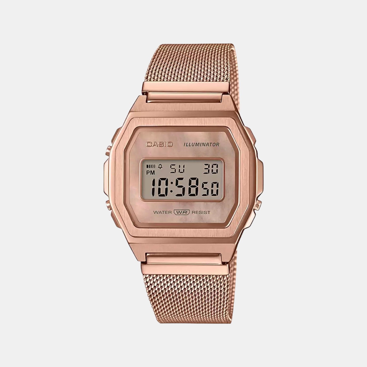 Casio Square Rose Gold Digital watch