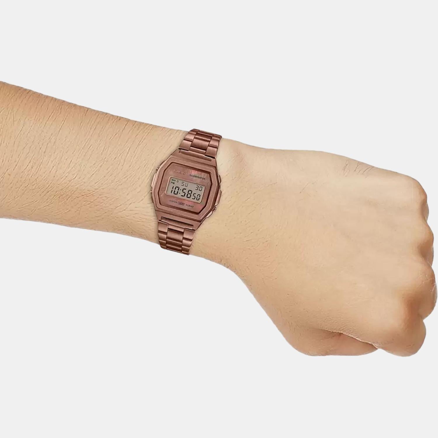 Casio watch price rose gold sale