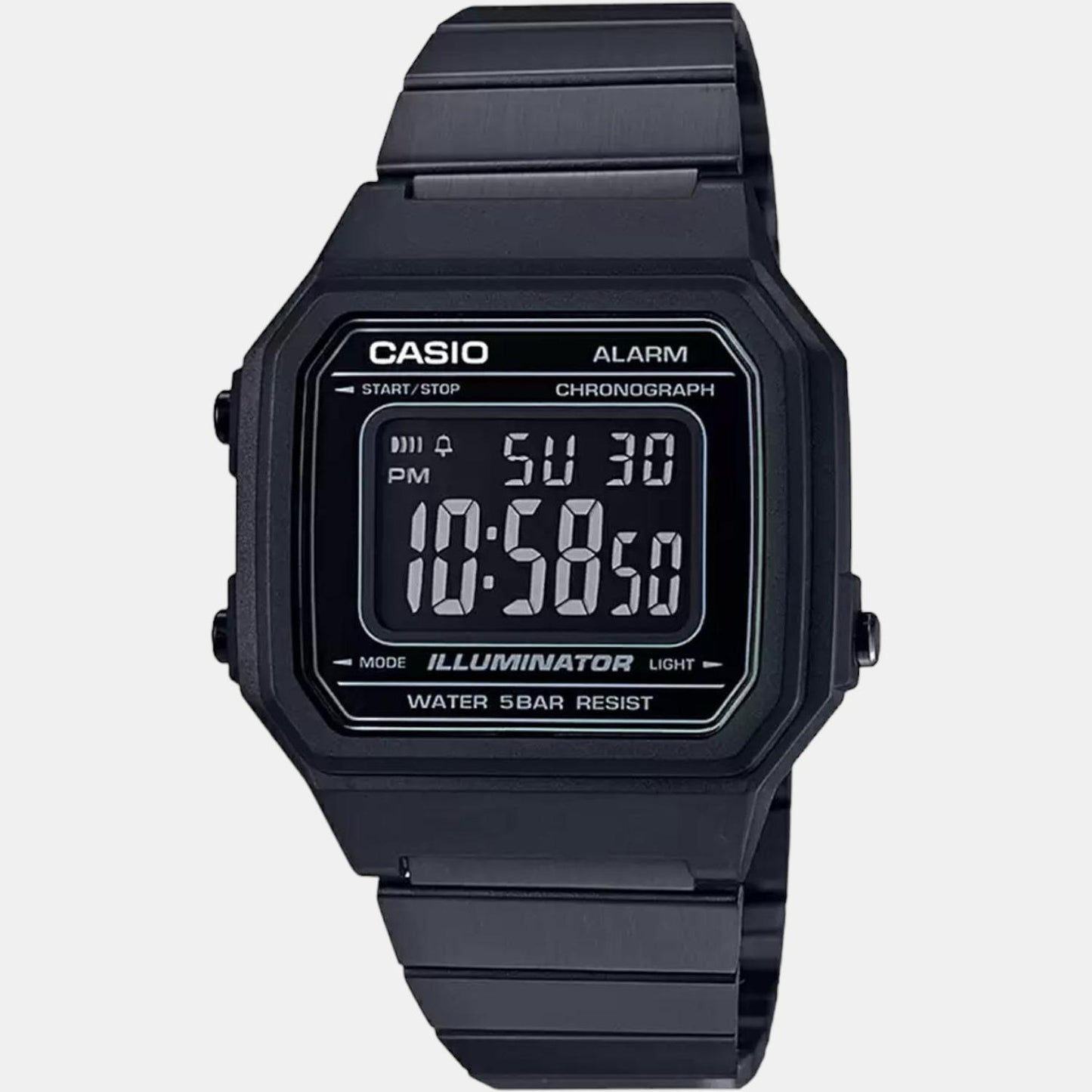 casio-stainless-steel-black-digital-unisex-watch-d199