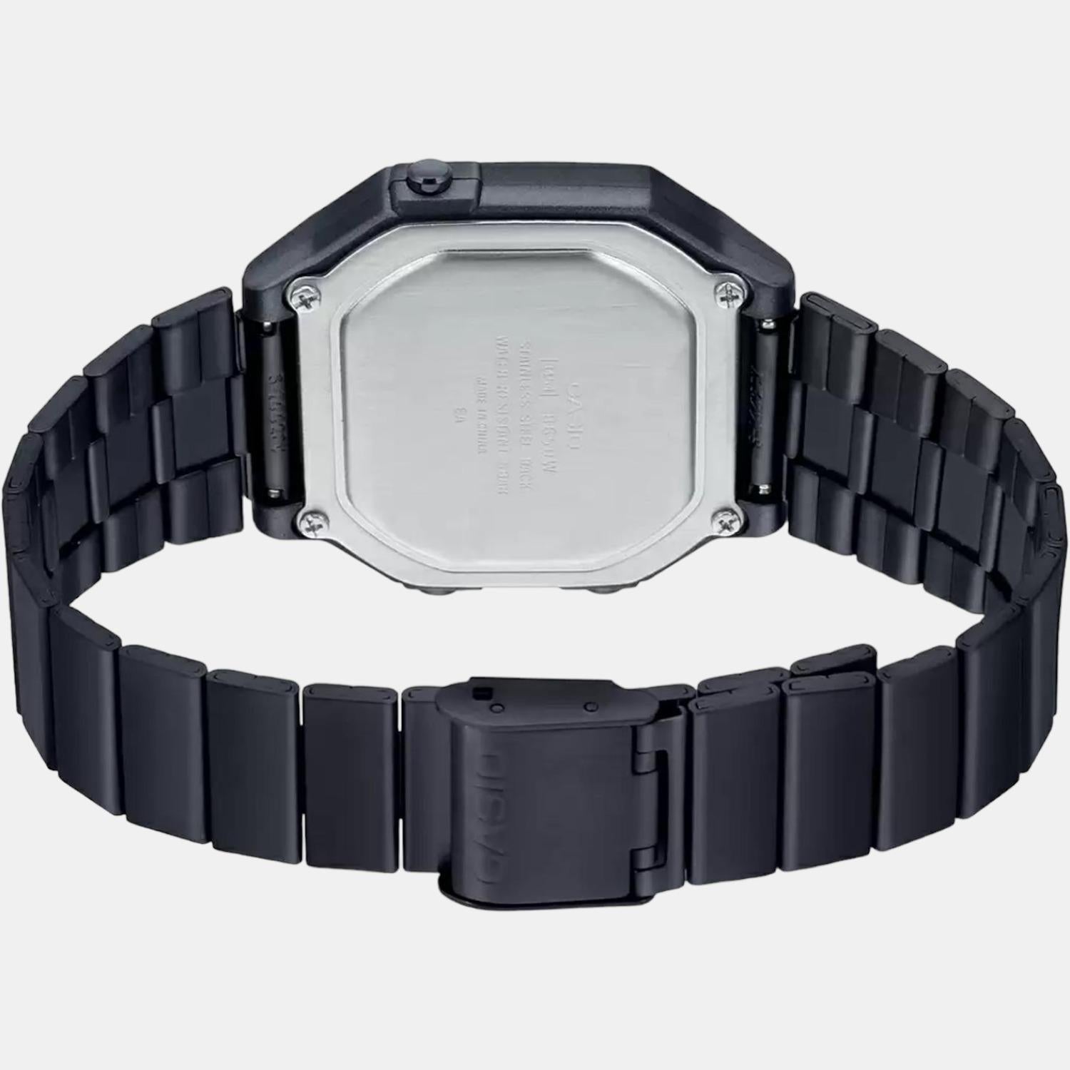 casio-stainless-steel-black-digital-unisex-watch-d199