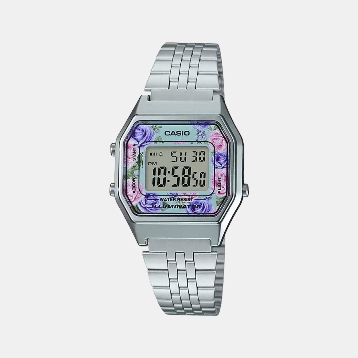 Vintage Female Digital Stainless Steel Watch D203