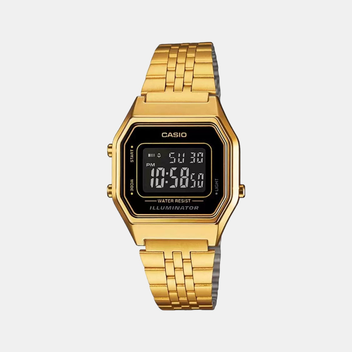Vintage Female Digital Stainless Steel Watch D205