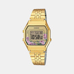Vintage Female Digital Stainless Steel Watch D206
