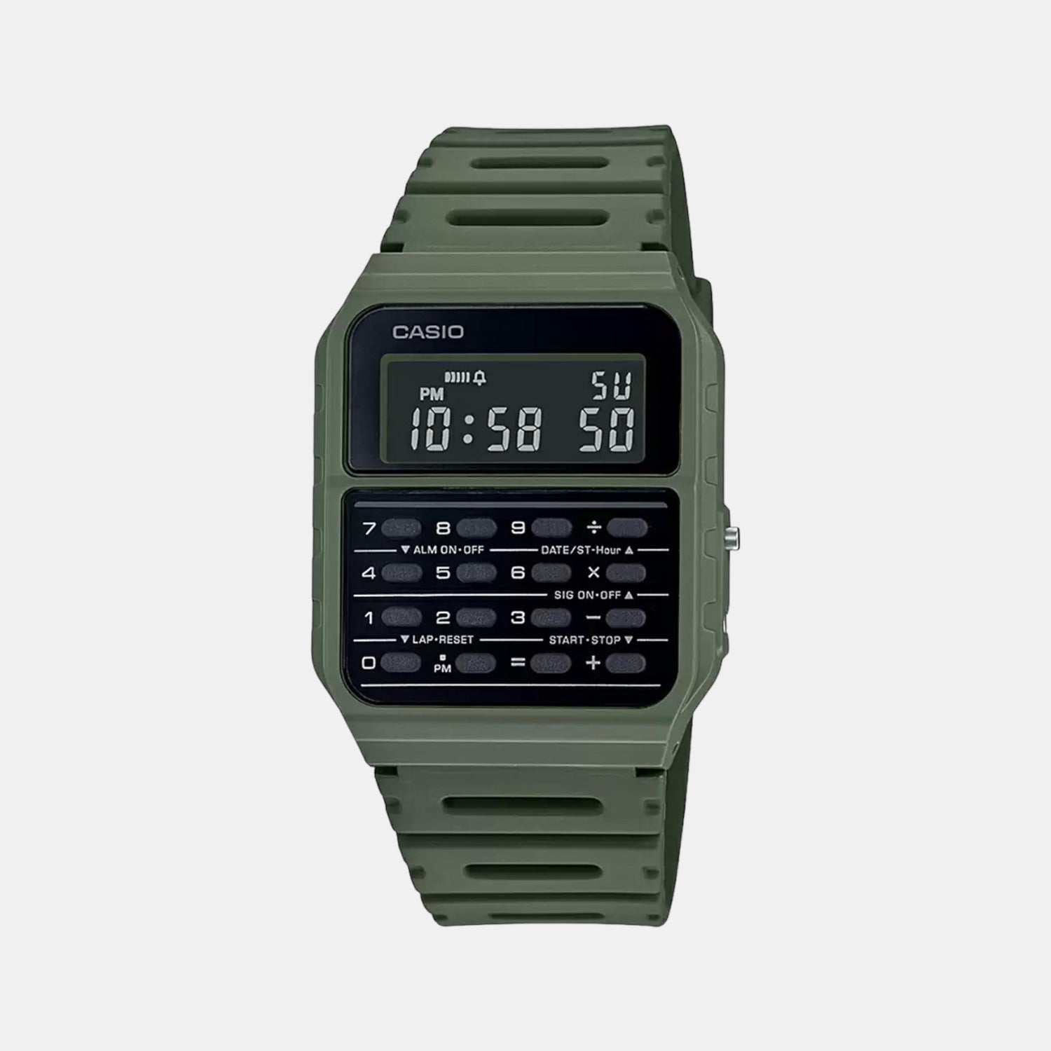 Casio Rectangular Black Digital watch