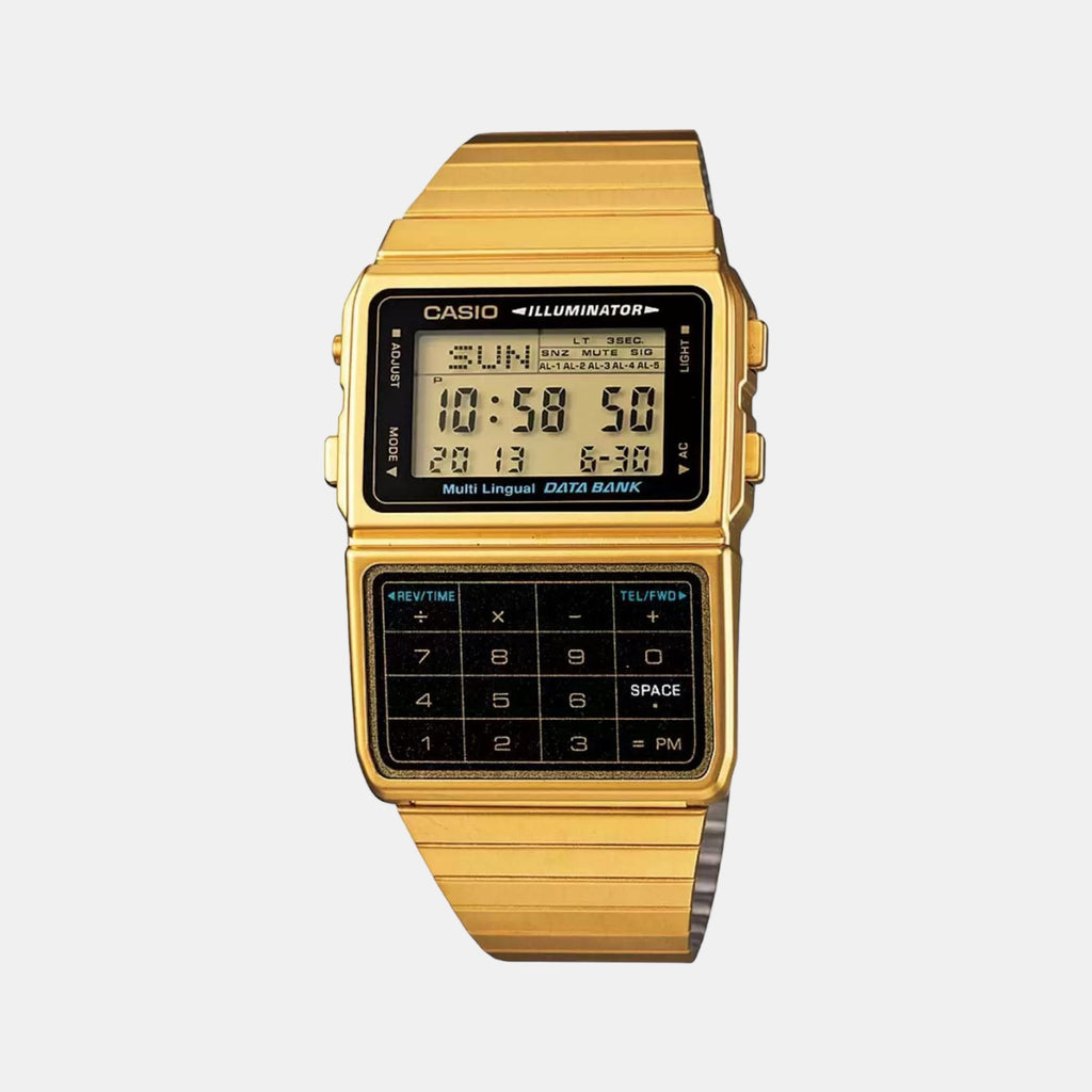 Casio Square Beige Digital watch