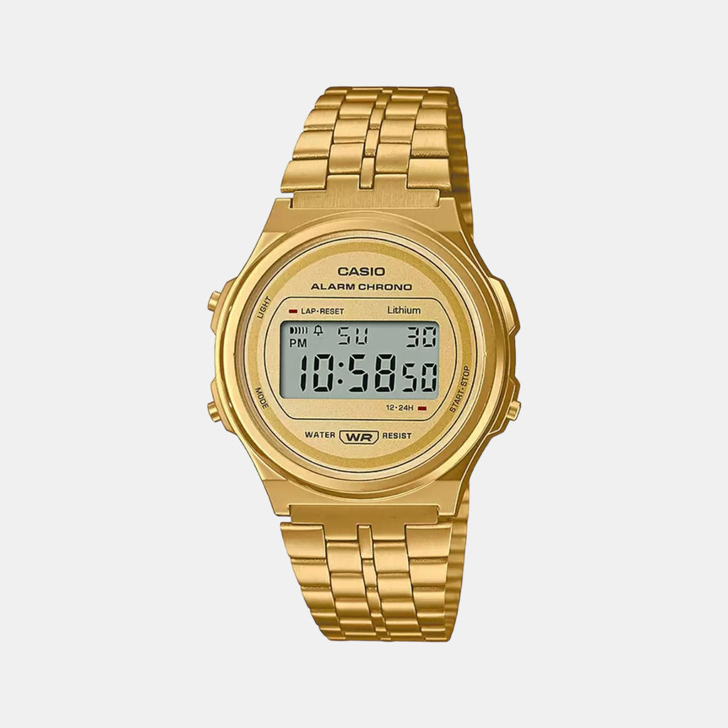 Casio Round Gold Digital watch