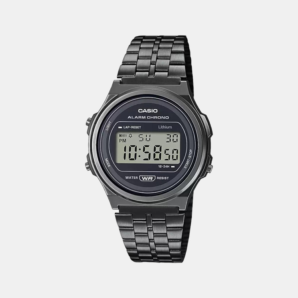 Casio Round Black Digital watch