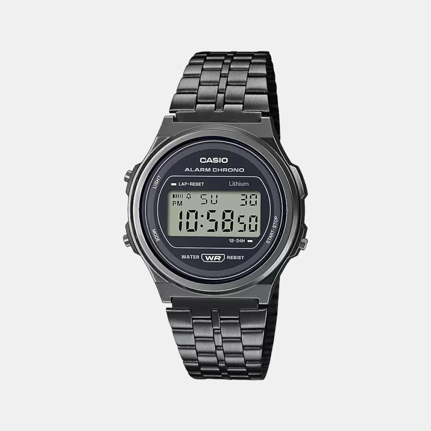 Casio Round Black Digital watch