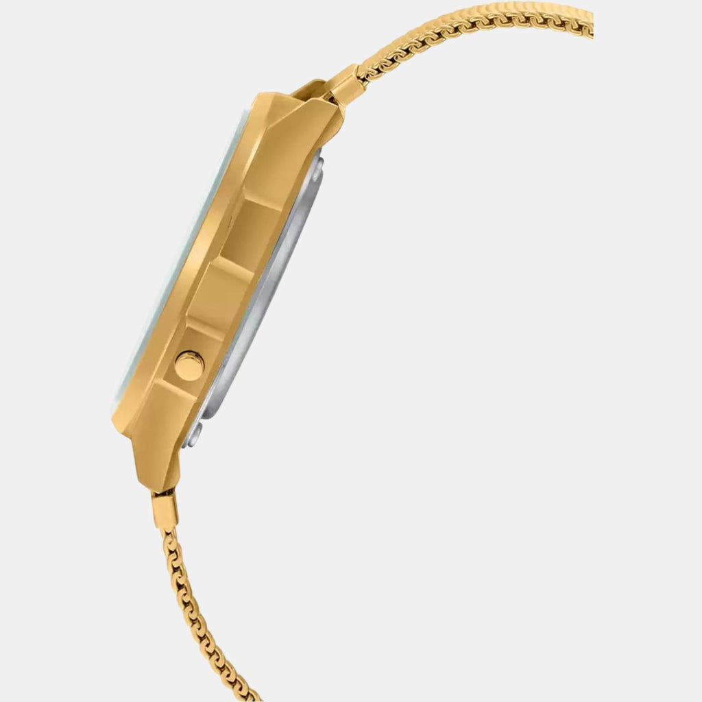 Casio Unisex Rectangular Gold watch