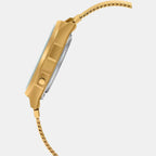 Casio Unisex Rectangular Gold watch