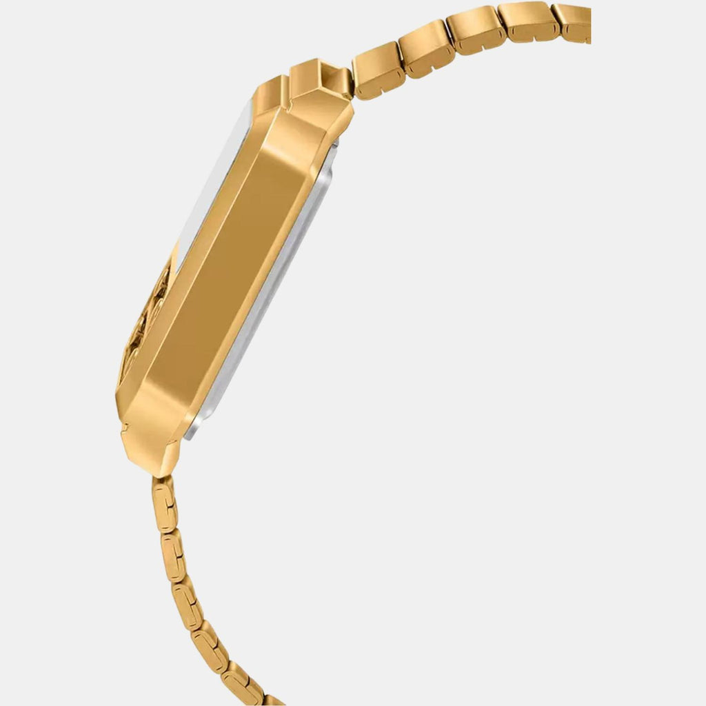 Casio Unisex Rectangular Gold watch