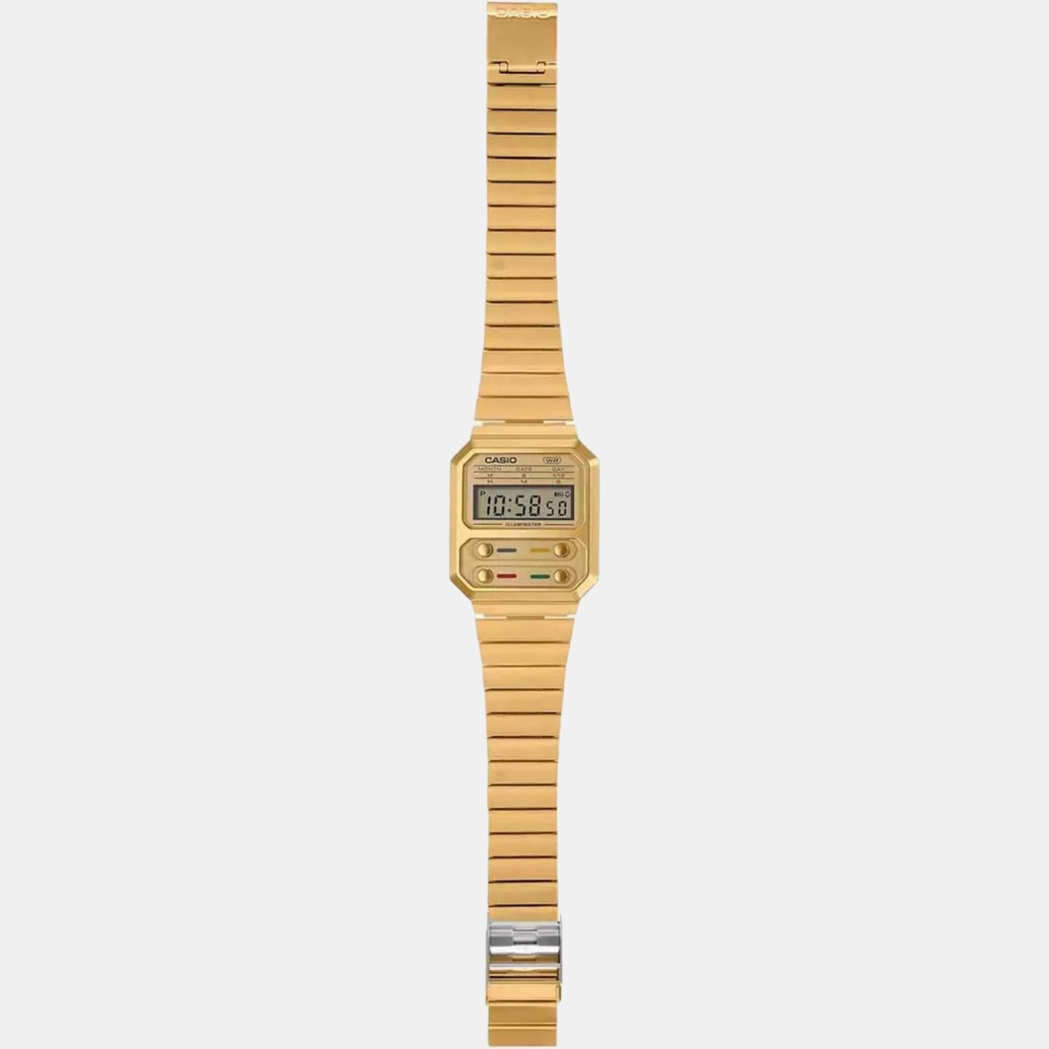 Casio Rectangular Quartz Digital Unisex watch