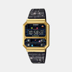 Casio Rectangular Black Digital watch