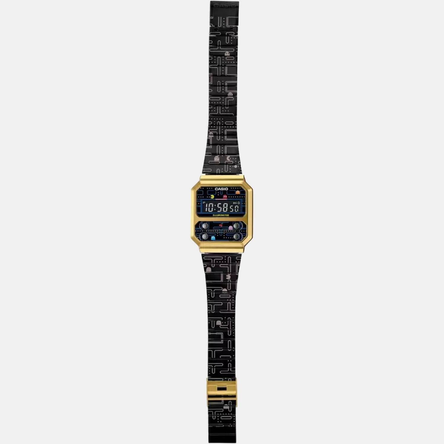 Casio Rectangular Quartz Digital Unisex watch