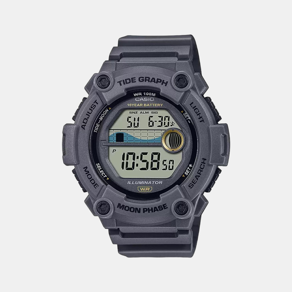 Casio Round Grey Digital watch