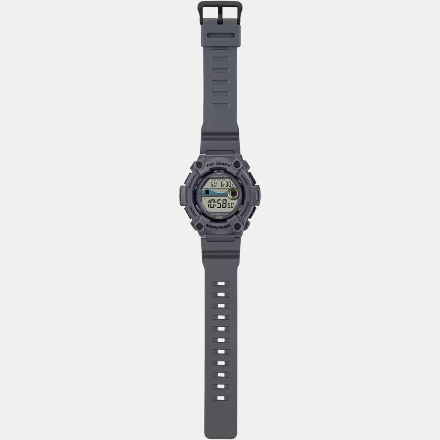 Casio Round Quartz Digital Men watch