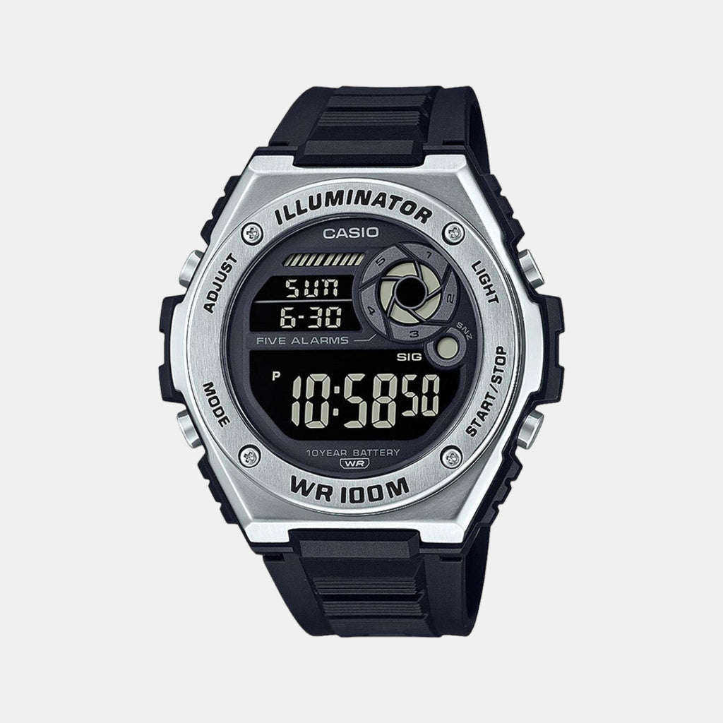 Casio Round Black Digital watch