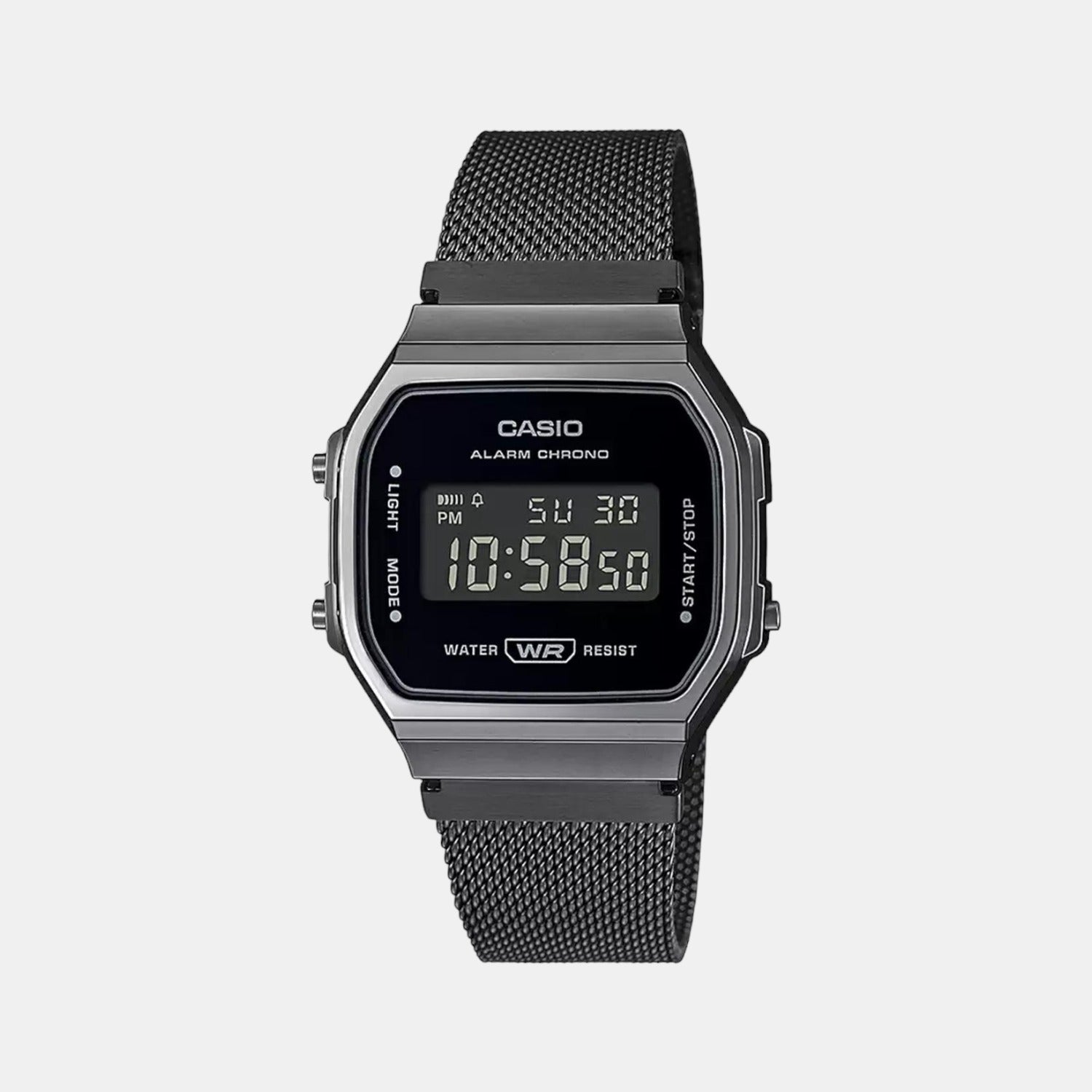 Casio retro deals black watch