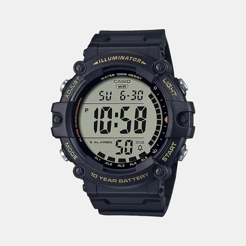 Casio Round Black Digital watch