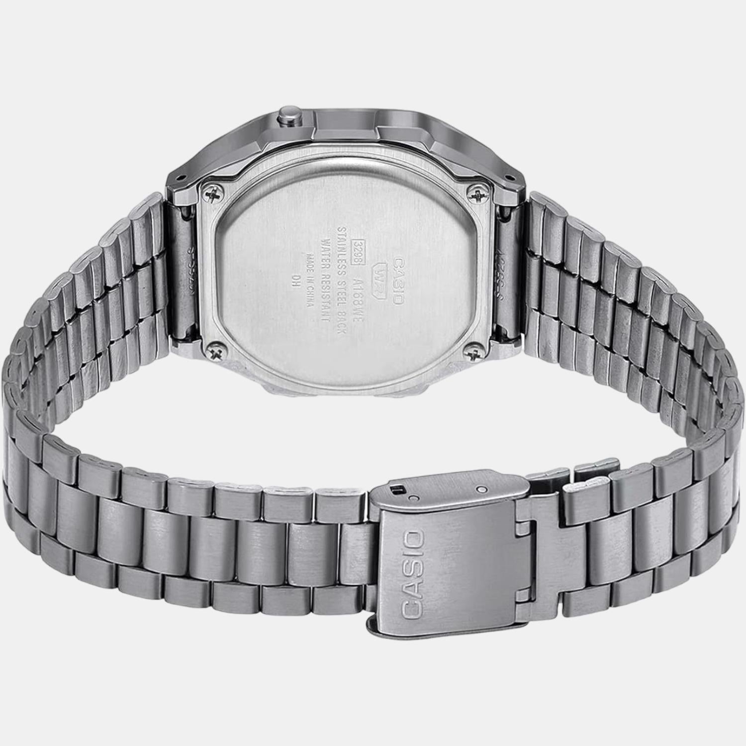 Casio Men Square Two Tone watch