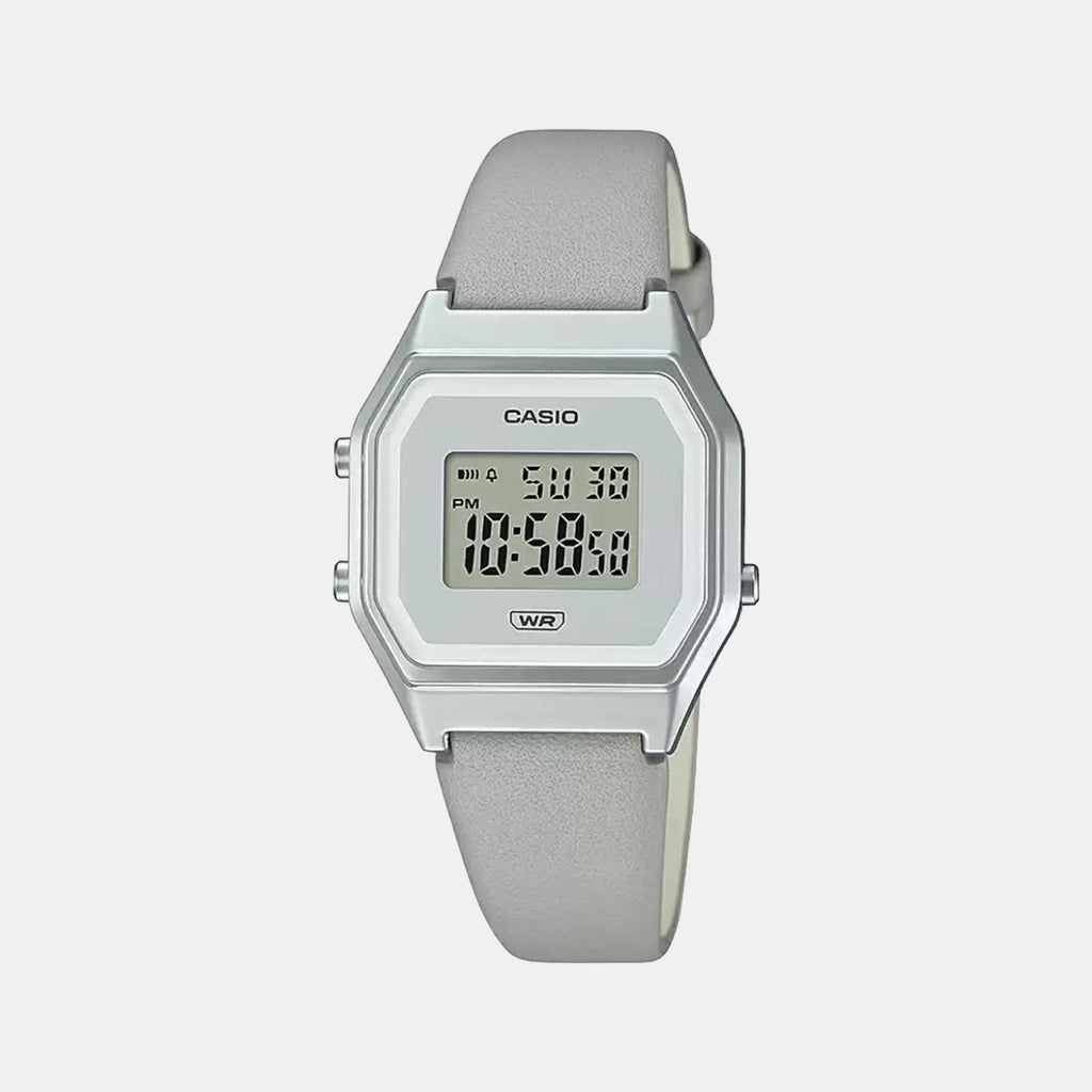 Casio Rectangular Grey Digital watch