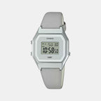 Casio Rectangular Grey Digital watch