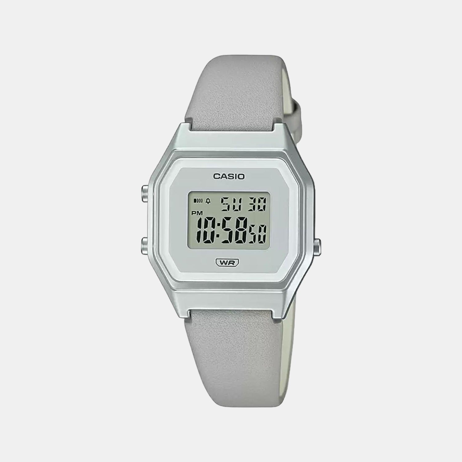 Casio Rectangular Grey Digital watch