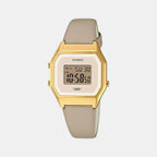 Casio Rectangular Pink Digital watch