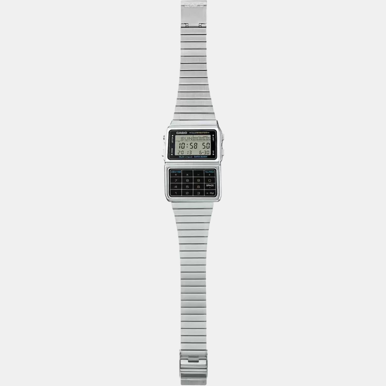 Casio Rectangular Quartz Digital Unisex watch