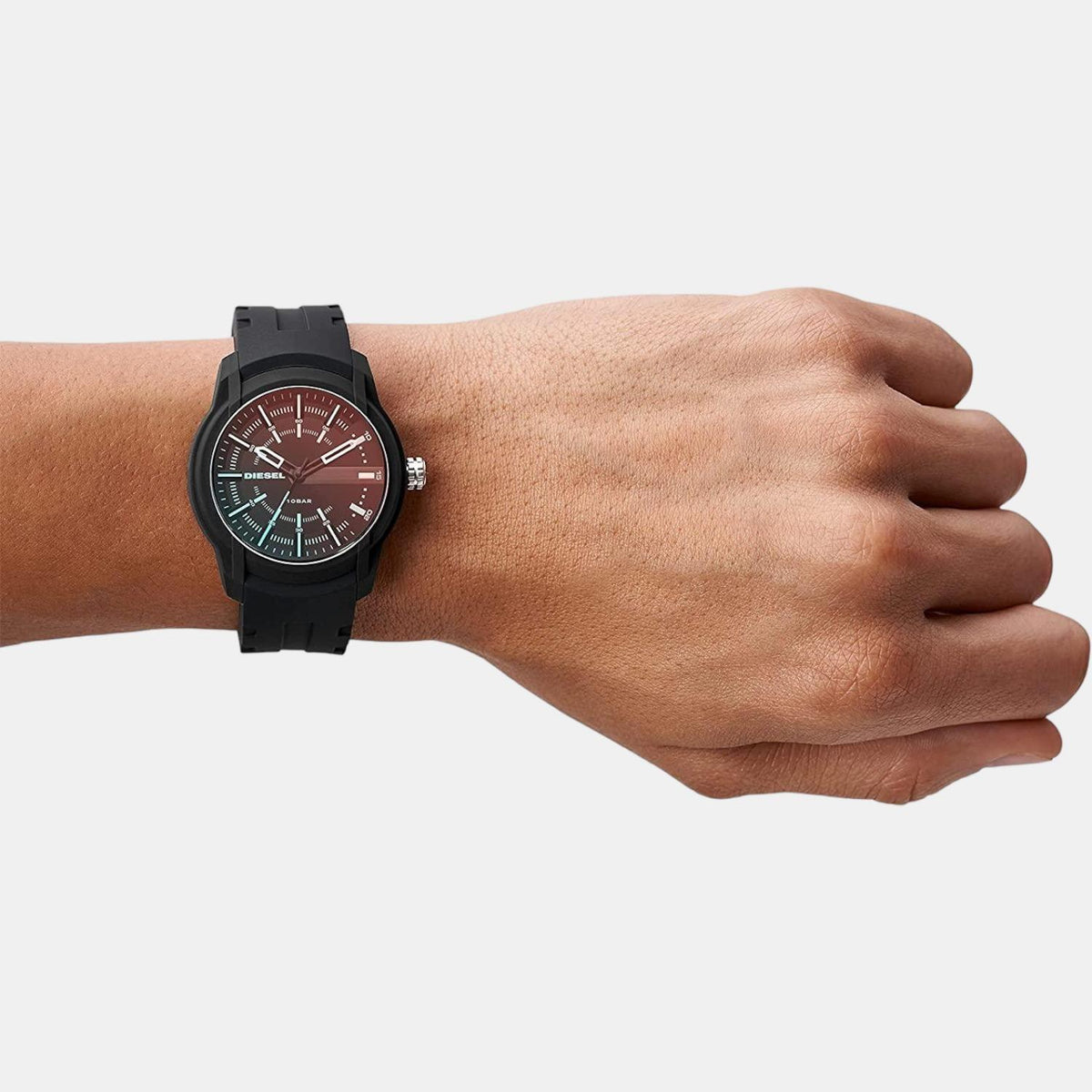 Diesel Men Round Brown watch