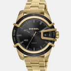 Diesel Men Round Black watch