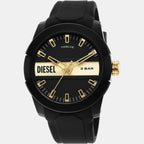 Diesel Men Round Black watch