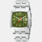 Diesel Men Square Green watch