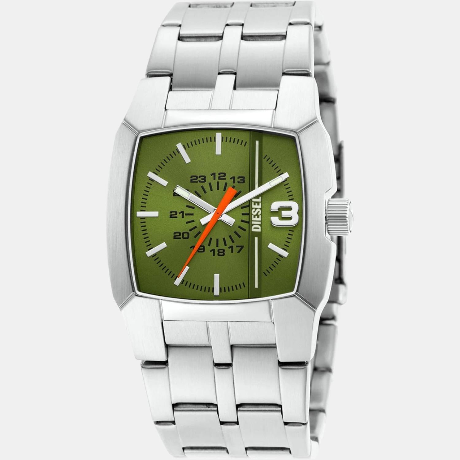 Diesel Men Square Green watch