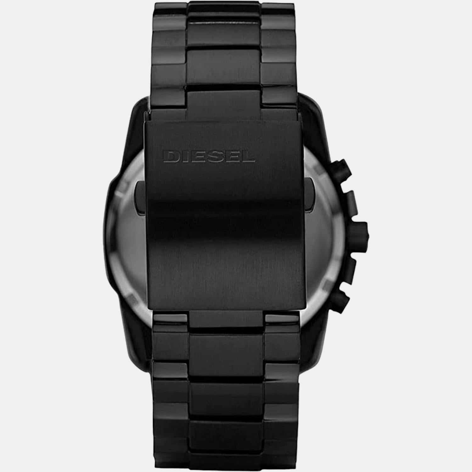 Diesel Men Round Black watch