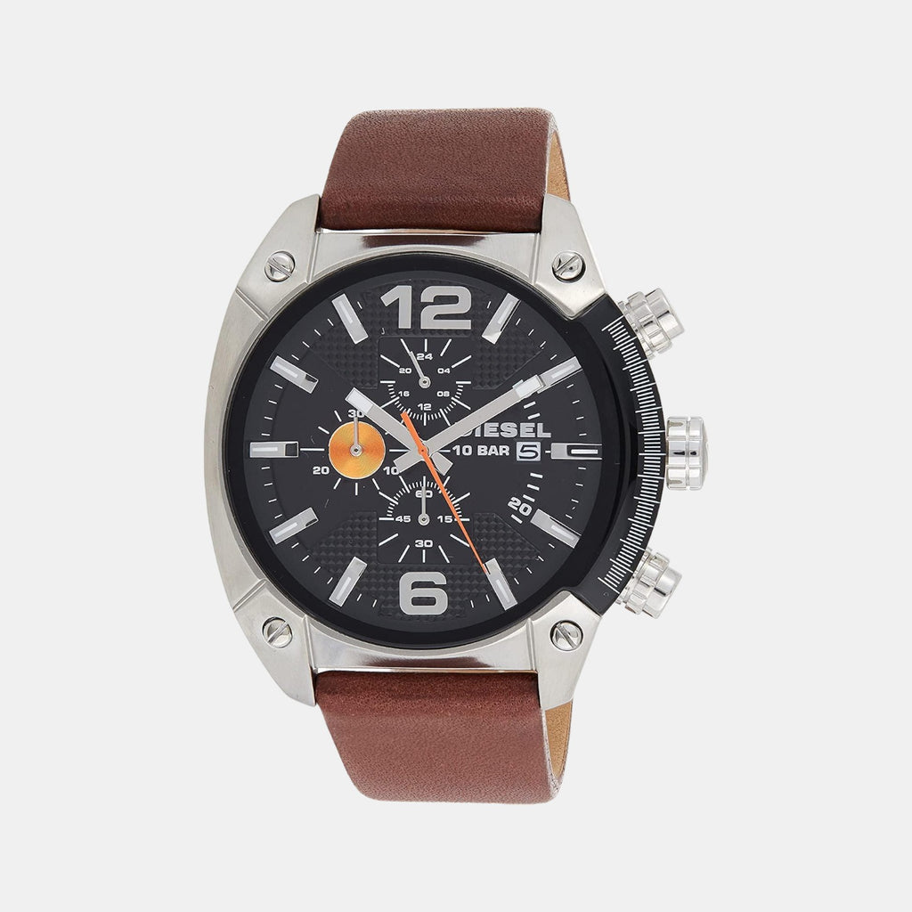 Diesel Round Black Chronograph watch