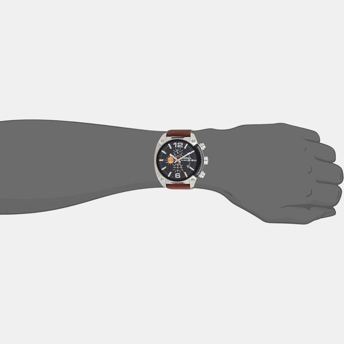 Diesel Leather Black watch
