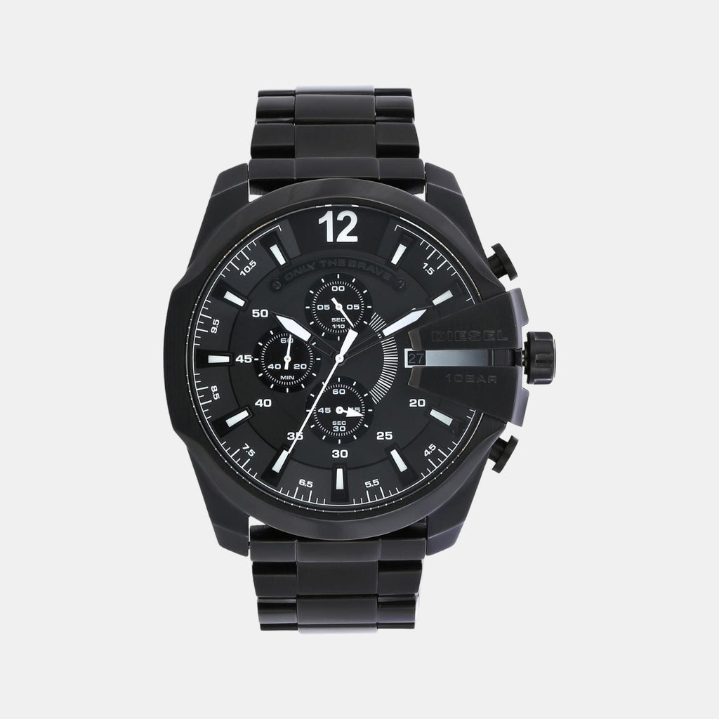 Diesel Round Black Chronograph watch