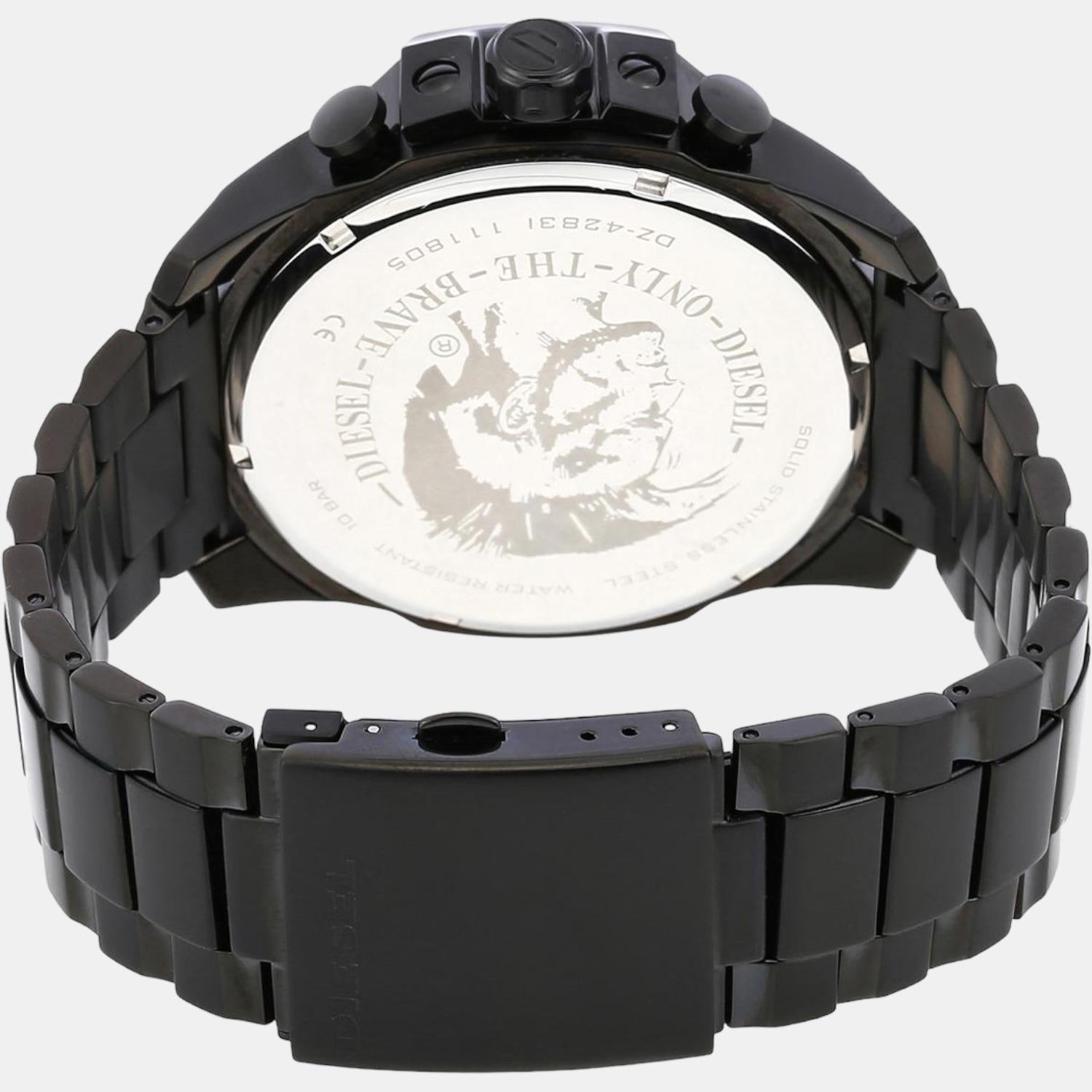 Diesel Male Black Analog Stainless Steel Watch | Diesel – Just In Time